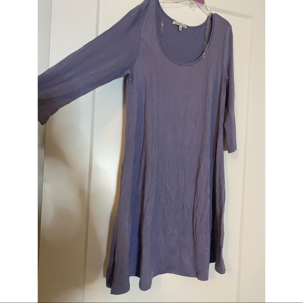 charlotte russe light heather purple dress